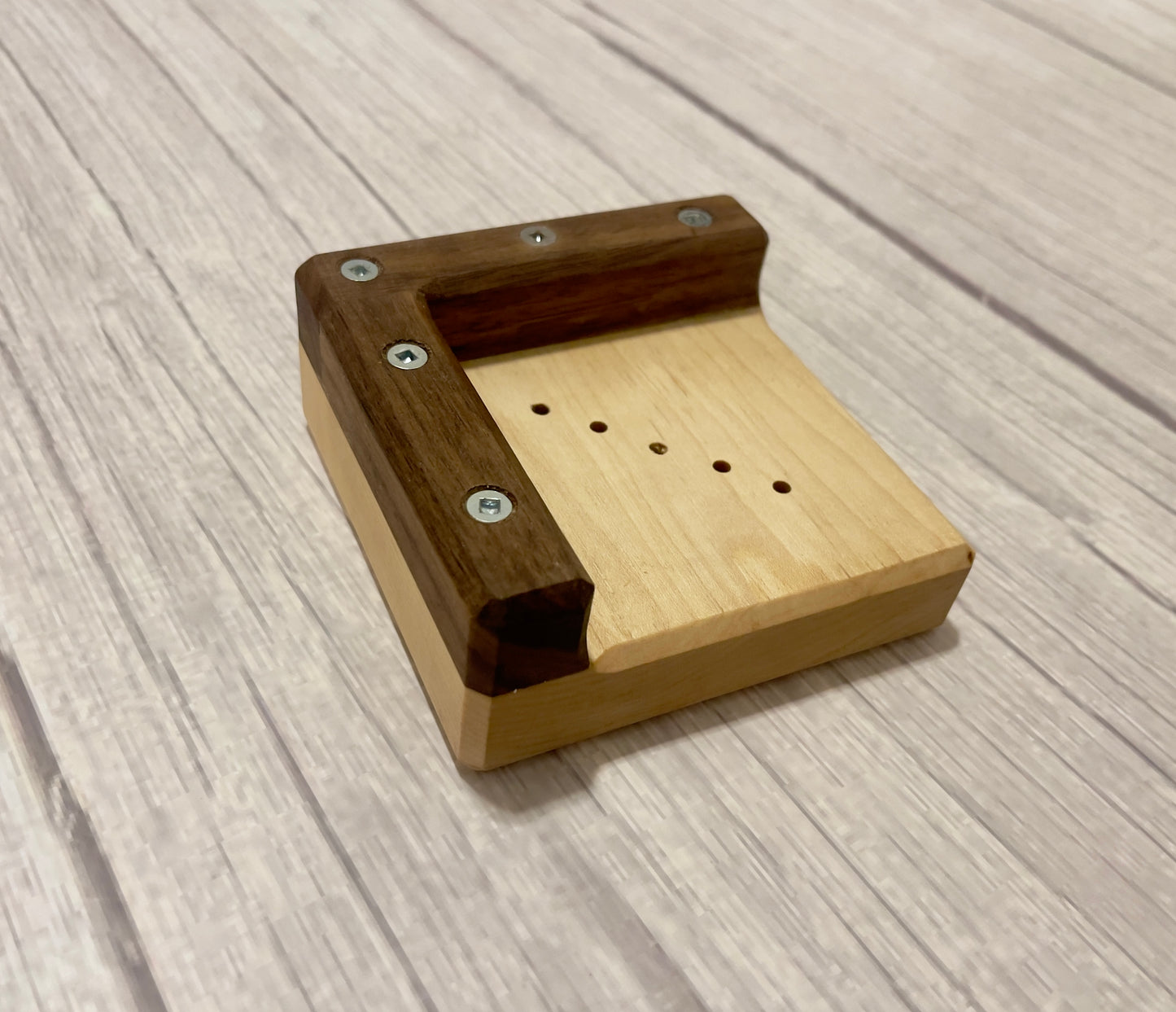 Cutting Board Feet Jig. From 1”-3”. Solid Hickory, Walnut, Maple, White Oak, Cherry. Five Hardwoods Combinations.