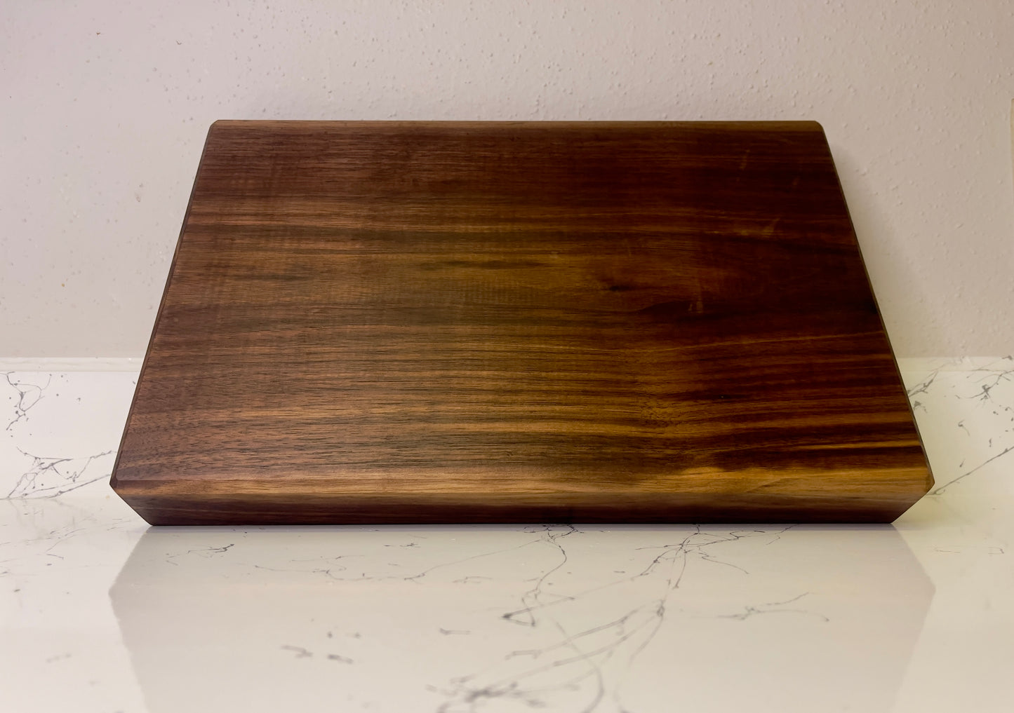 Solid One Piece Chopping Board, No Glue No Joints, Single Piece Cutting Board, Golden Feet, Serving Board, 10 Hardwoods Available 1-3/4” Thick, 5 Sizes.