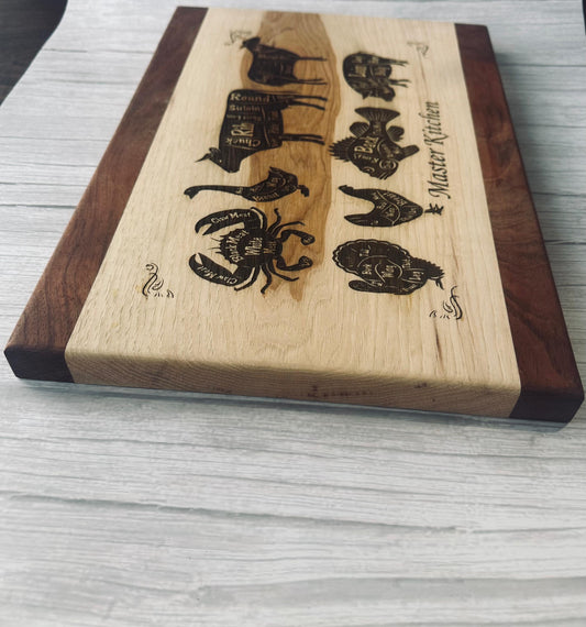 Large Cutting Boards, Decoration Plank, Charcuterie Laser Engraved.