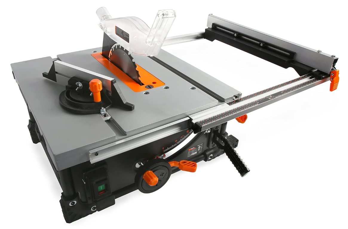 WEN TT0811 11-Amp 8.25-Inch Compact Benchtop Jobsite Table Saw